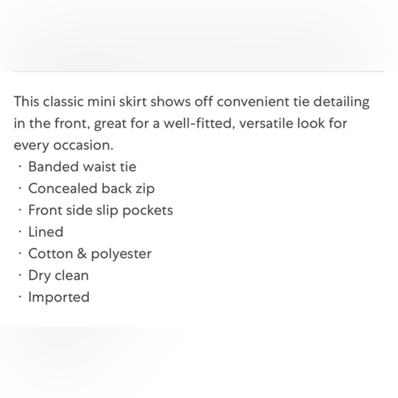 DKNY Front-Tie Classic Blue Mini Skirt NWT Size 12 - Picture 4 of 8